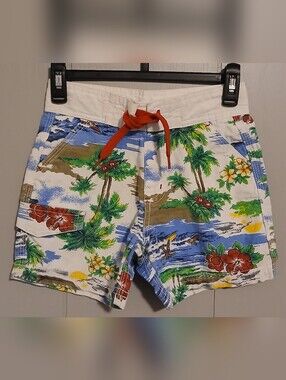 Pumpkin Patch Boys Size 2 Tropical Swim Shorts